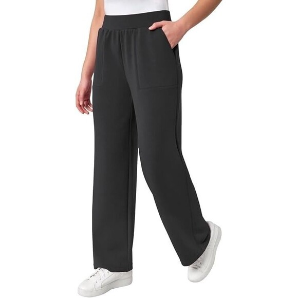 Mondetta Women's Heavier Ultra Soft Wide Leg Pant  Size XL  NWT  Black  (#2) - Picture 1 of 10